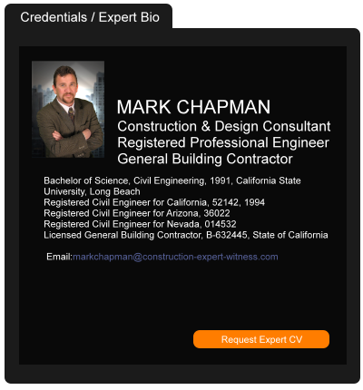 Anaheim California construction claims expert witness